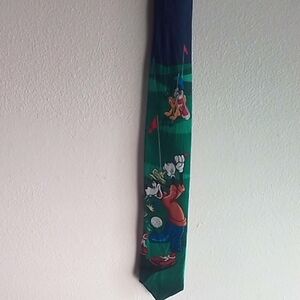 Vintage Disney Colorful Cartoon Character Tie